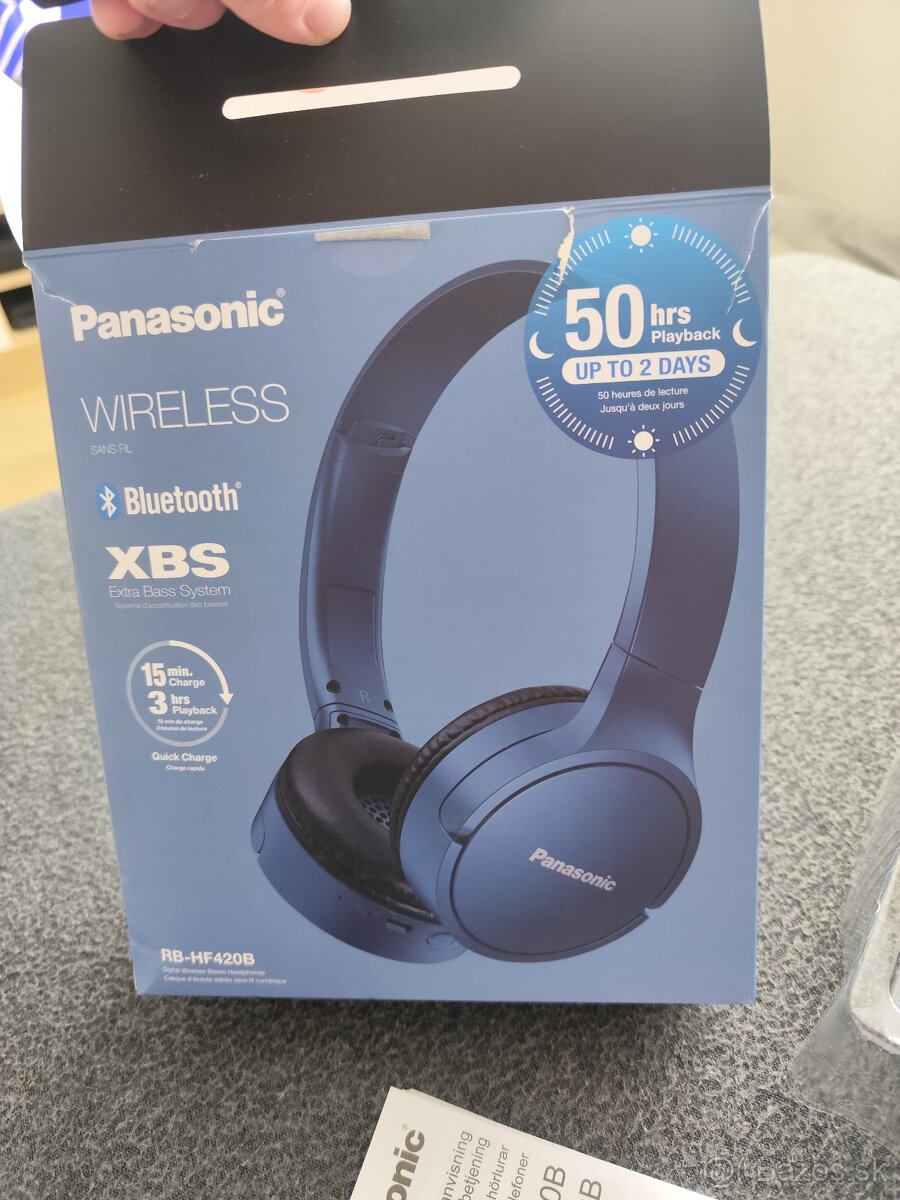 Panasonic bezdrôtové slúchadlá