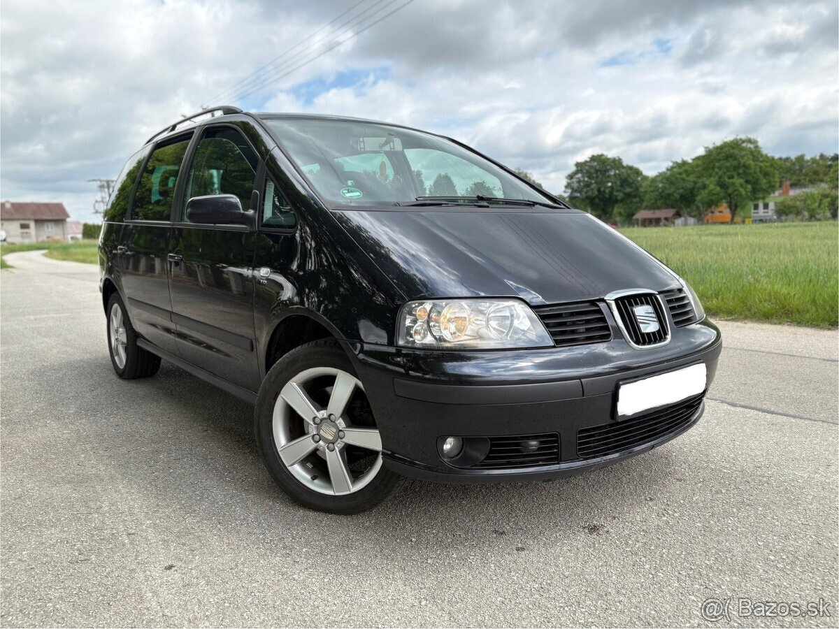 Seat Alhambra 1.9TDI 85kw 7-miest, ťažné zariadenie,
