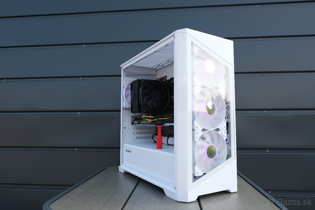 Herný PC, Ryzen 5 7600, RTX 4070, 32GB RAM, SSD, 24m