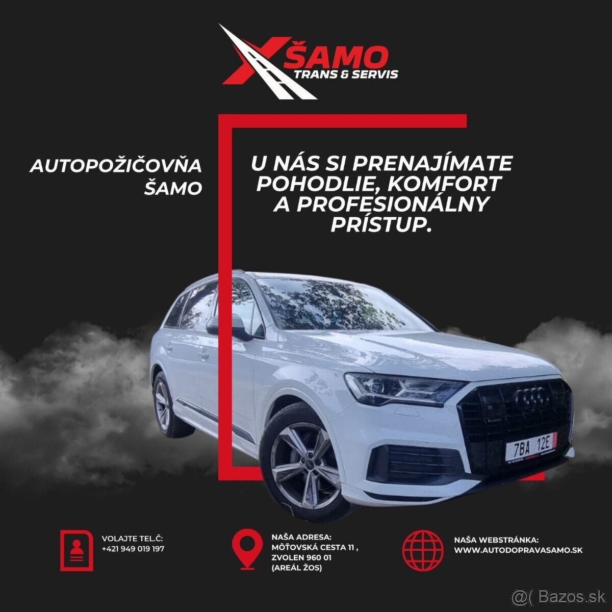 Prenájom dodávok Ružomberok
