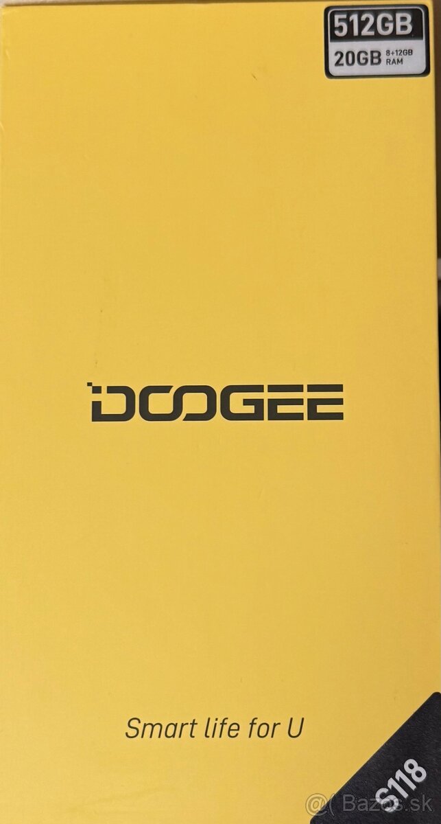 Predám nový DOOGEE S118 Outdorový smartfón ANDROID 14
