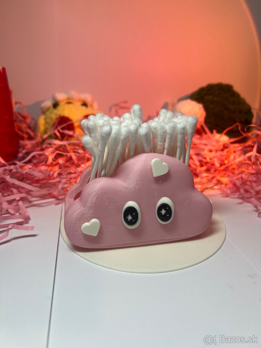 Ružový obláčik – držiak na drobnosti ☁️💖