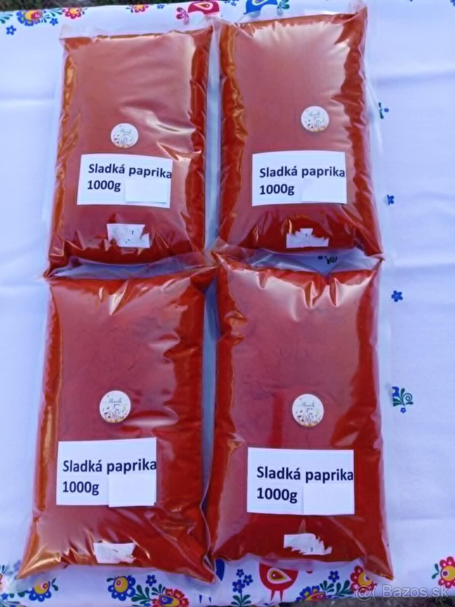 Sladká mletá červená paprika
