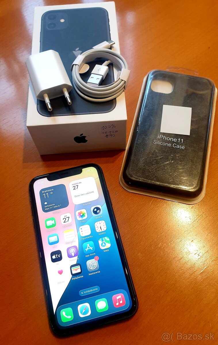 iPhone 11 128gb čierny