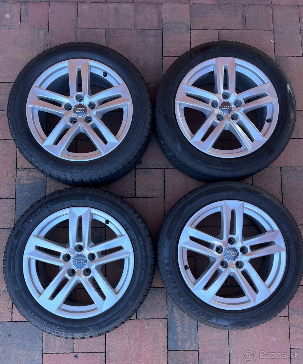 Orig. Hliníkové disky Audi R17, 5x112