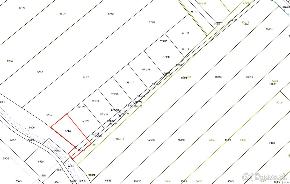 Na predaj pozemok v obci Šarišské Michaľany