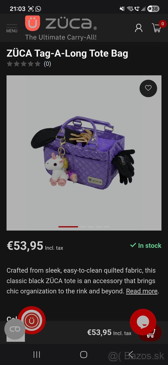 Zuca krasokorculiarsky kufor