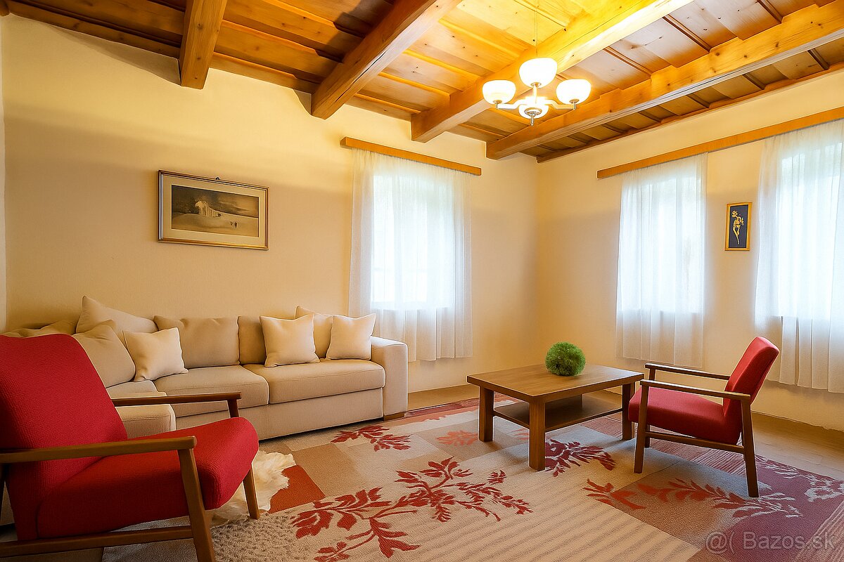 Na predaj autentická chalúpka 15km od Banskej Štiavnice