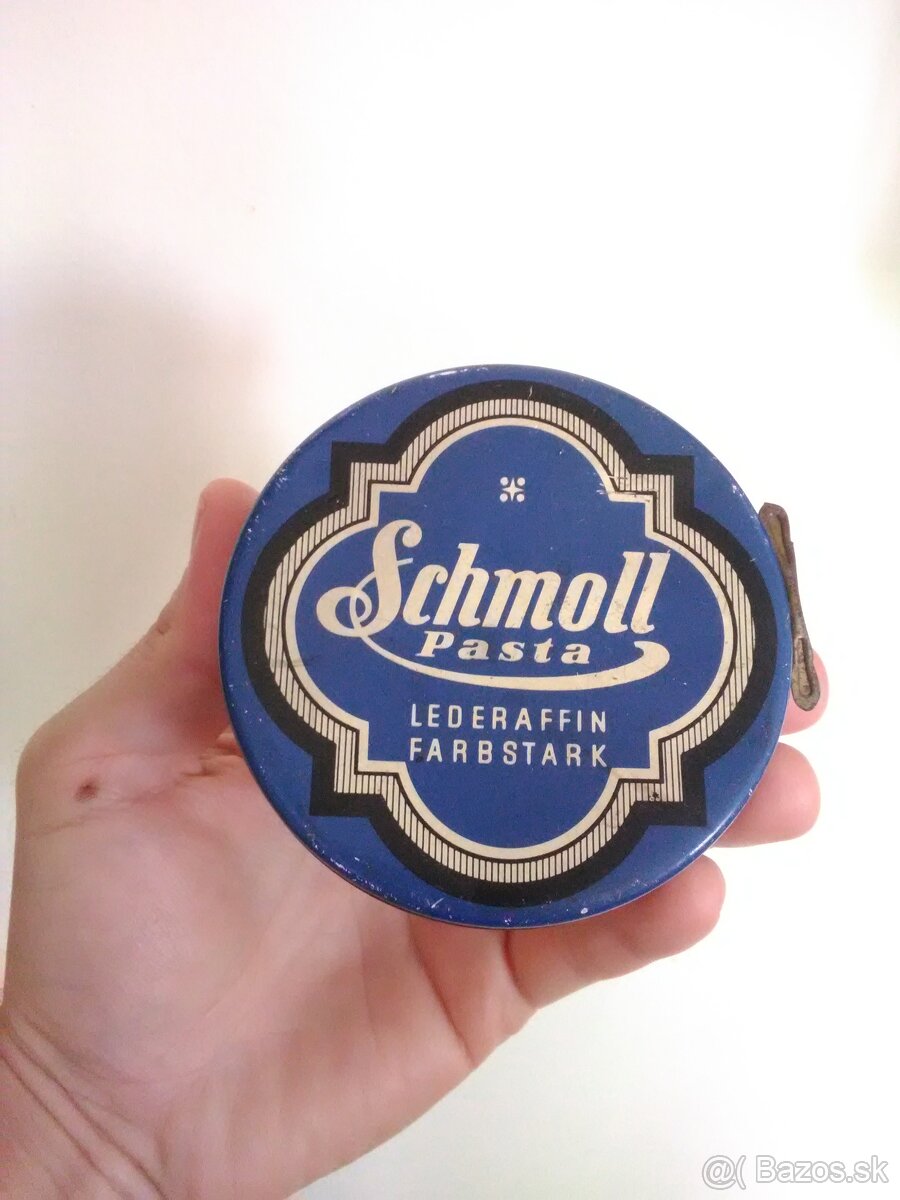 Stará plechová nádobka SCHMOLL