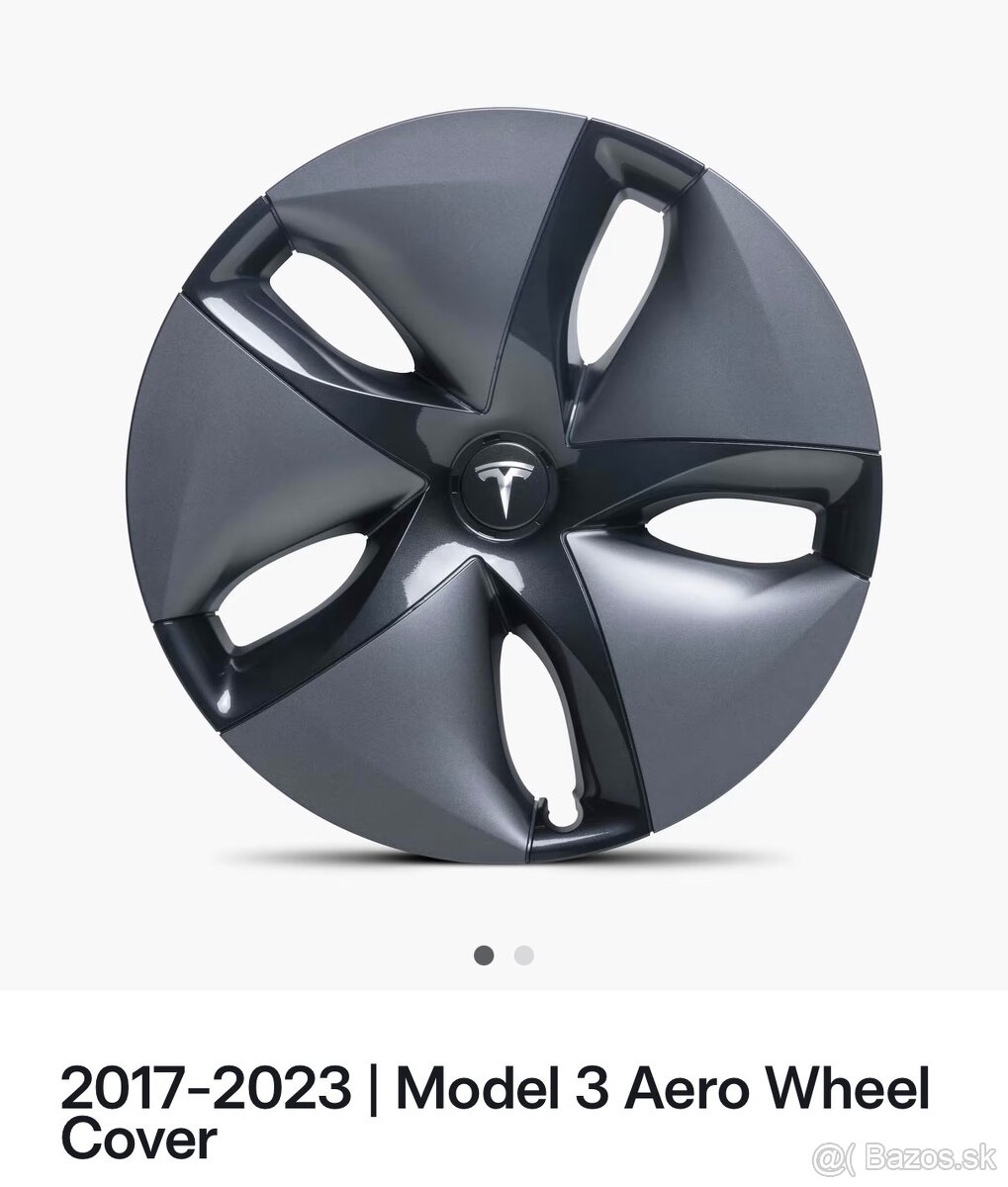 Puklice Tesla Model 3