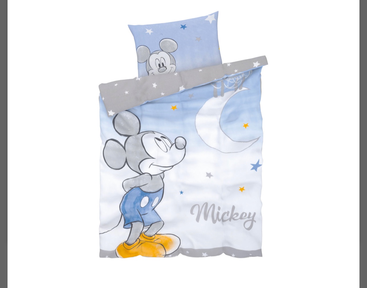 Detská posteľná bielizeň Mickey - NOVÁ