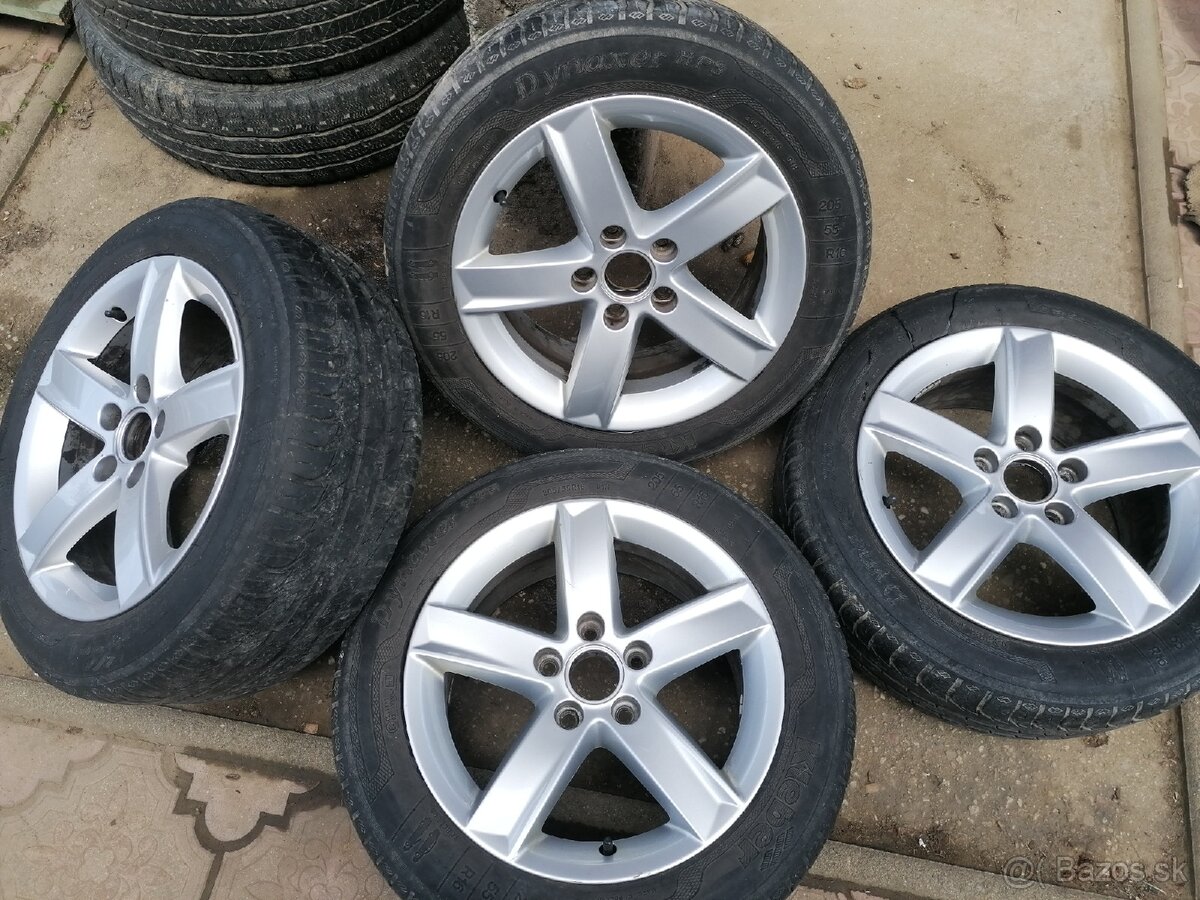 Predám hliníkové disky 5x112 r16