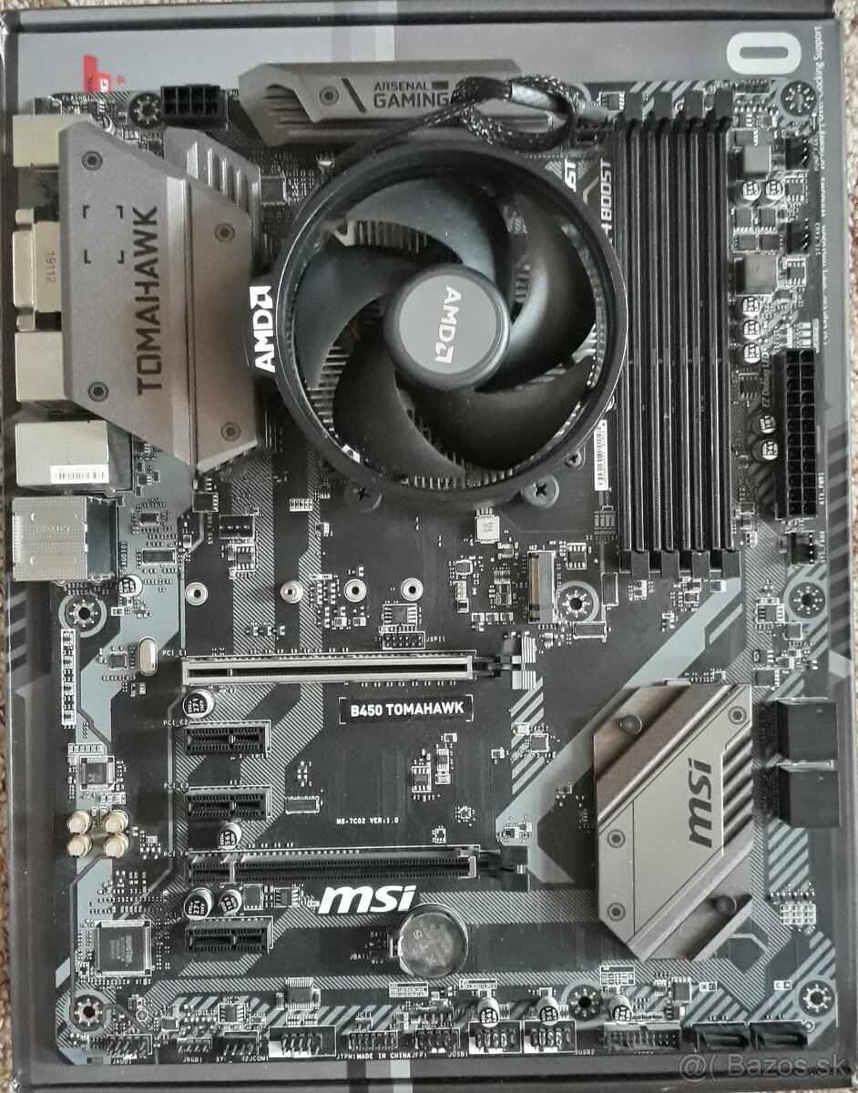 Ryzen 7 3700X + MSI B450 TOMAHAWK