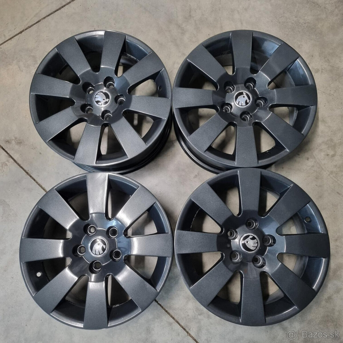 Hliníkové Škoda disky 5x112 R16 7J ET37