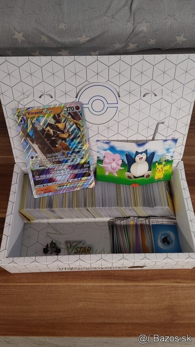 Predám originál Pokemon karty 1000ks + box, jumbo