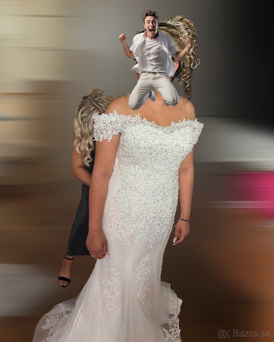 Svadobné šaty Elegantné.