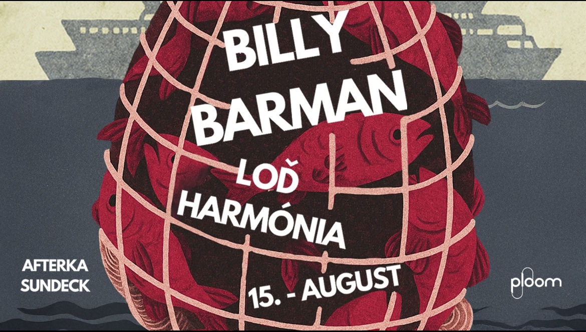 Billy Barman na lodi Harmónia