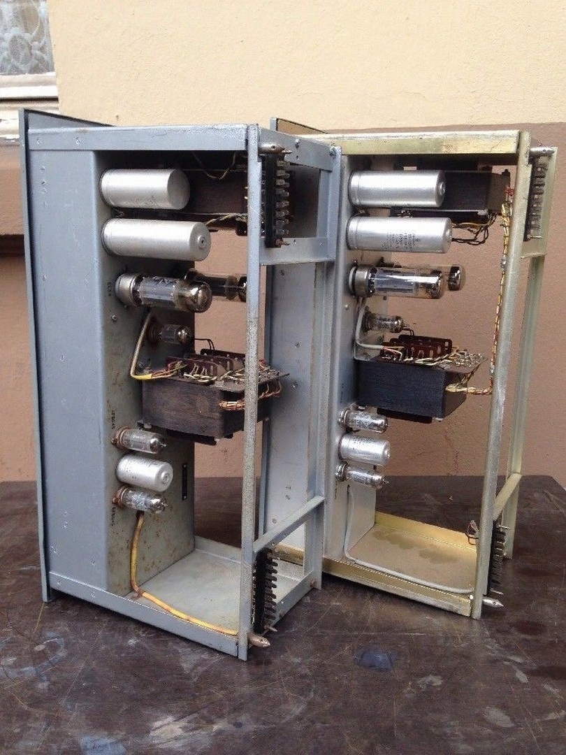 2x Štúdiové elektrónkové zosilňovače Telefunken