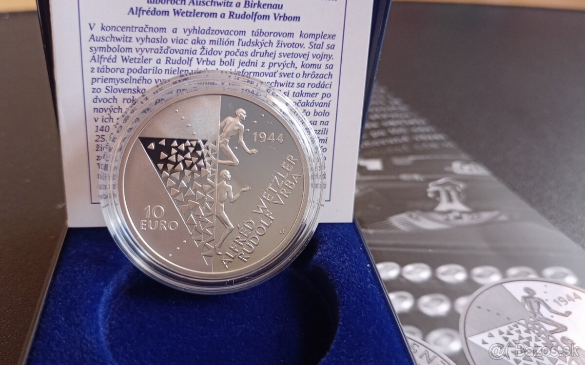 10 EUR správa o táboroch Auschwitz-Birkenau 2024 PROOF