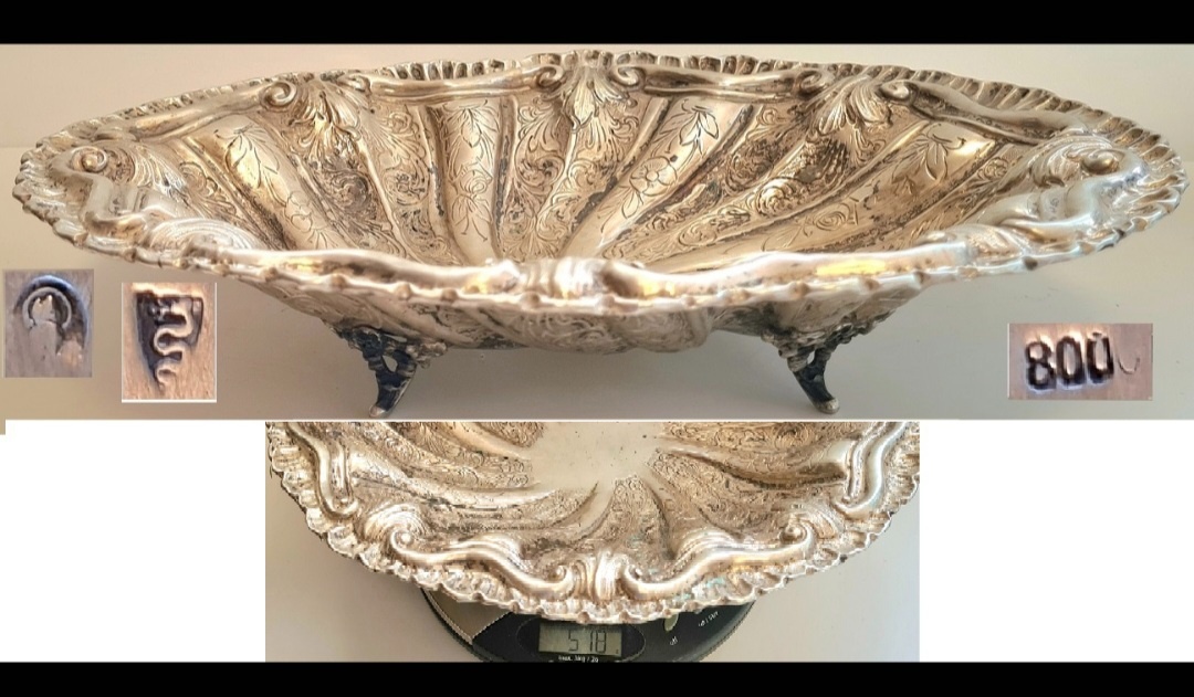 Investične striebro , strieborna misa 800