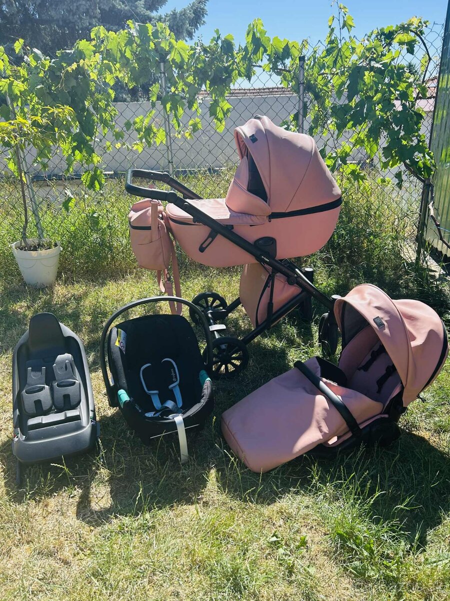 Anex e-type dvojkombinácia plus cybex vajíčko+isofix+adaptér
