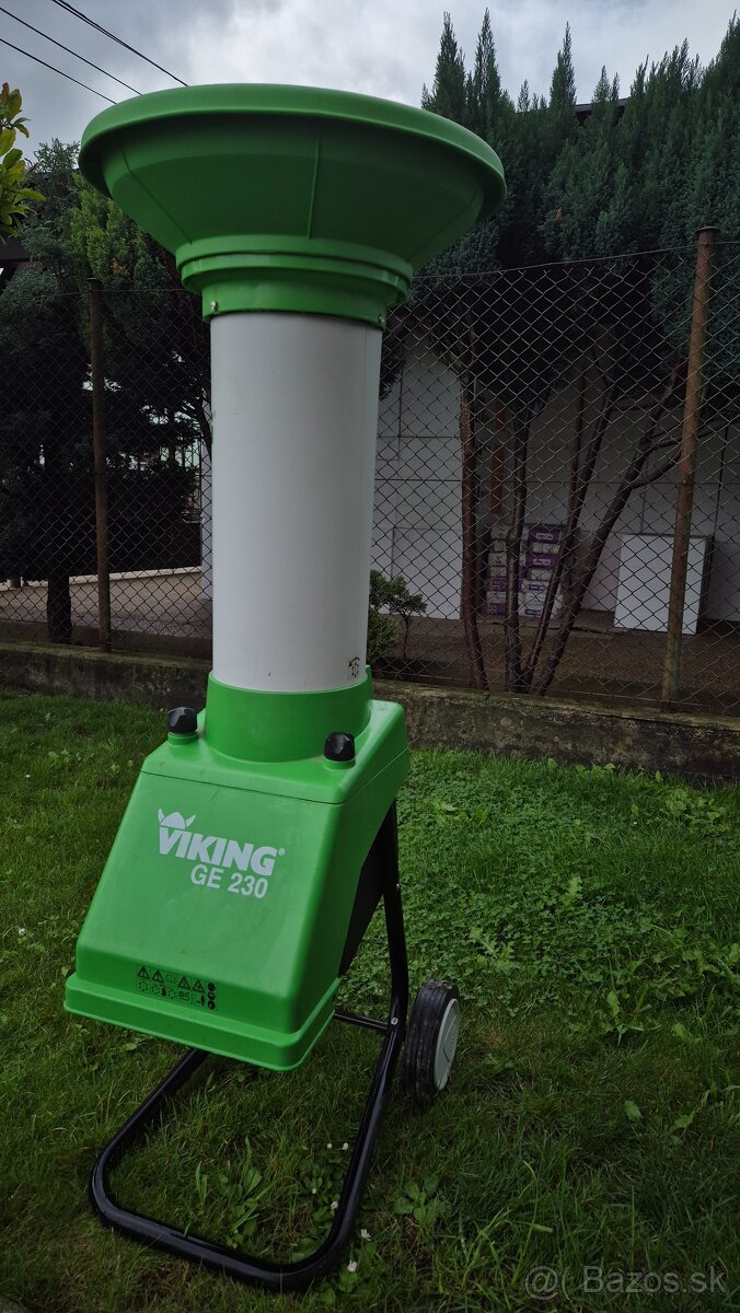 Predám drvičku konárov wiking GE230=380V