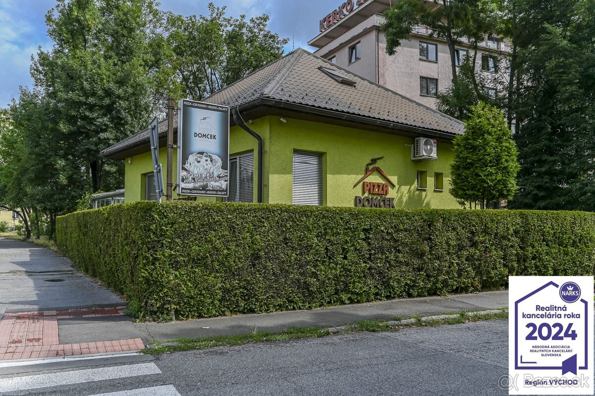 Zabehnutá reštaurácia Pizza Domček s multifunkčným využitím 