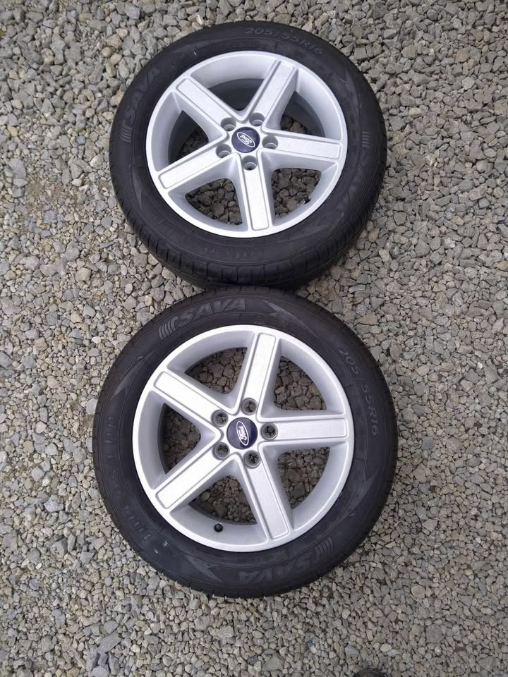 16" sada alu FORD + letné pneu + rezerva.