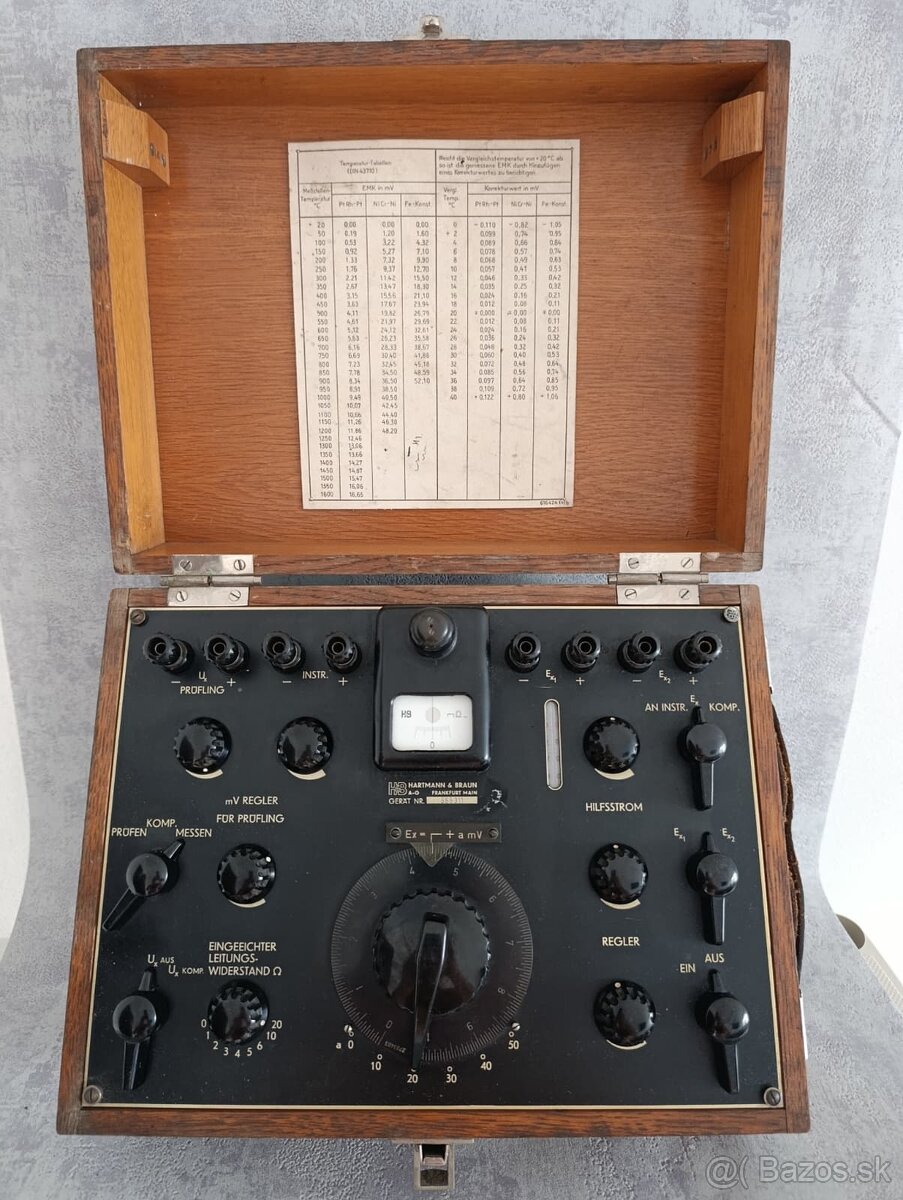 Starý vzhledově velice zachovalý německý přístroj