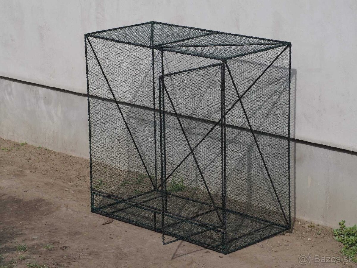 🐦Veľká klietka pre drobné vtáctvo - 100×100×50cm, zachovalá