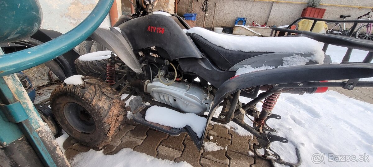 Predam stvorkolku atv 150 na nahradne diely cena 200e