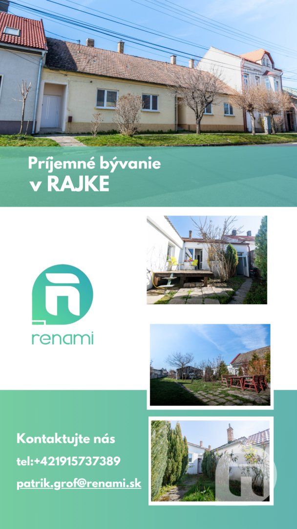 NOVINKA 3.izb RODINNÝ DOM S VEĽKÝM POZEMKOM RAJKA - MAĎARSKO