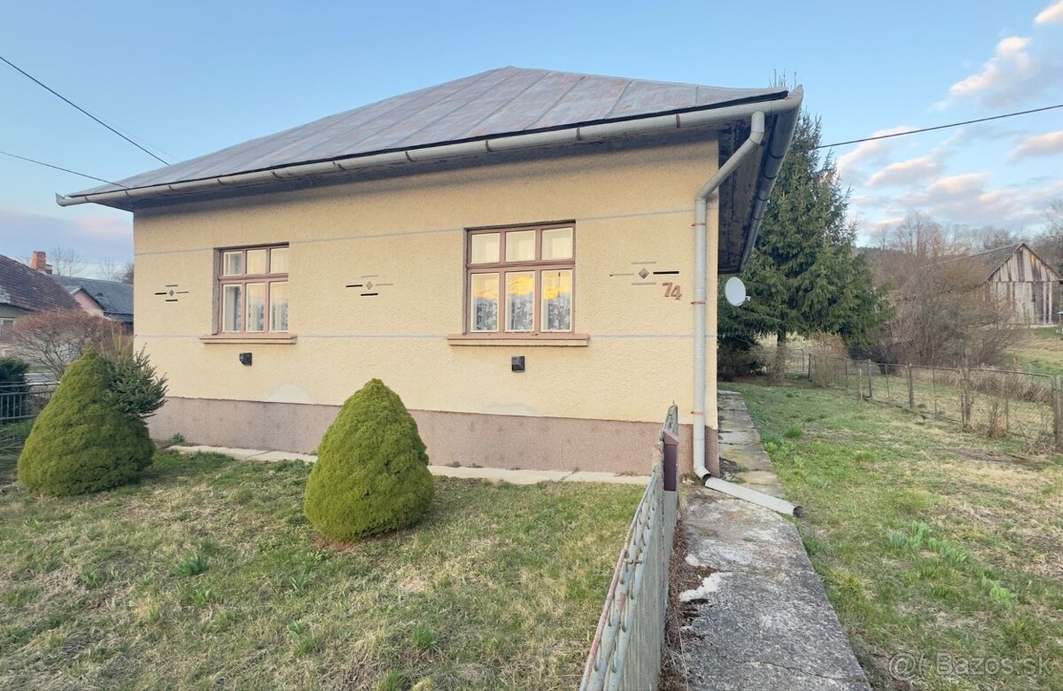 NA PREDAJ - pozemok s rodinným domom