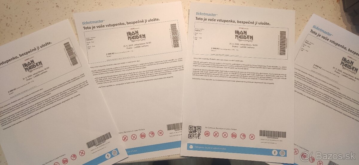 Iron Maiden Praha 31.5. 2025