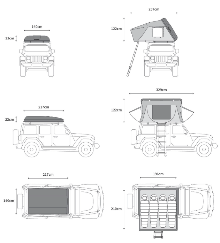 Autostan iKamper SKYCAMP 4X 3.0 NOVÝ