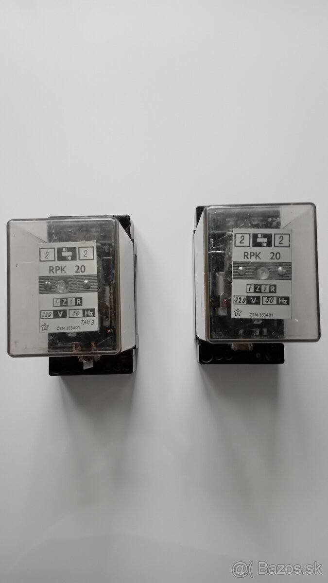 Elektroinštalačný materiál - Relé RPK 20