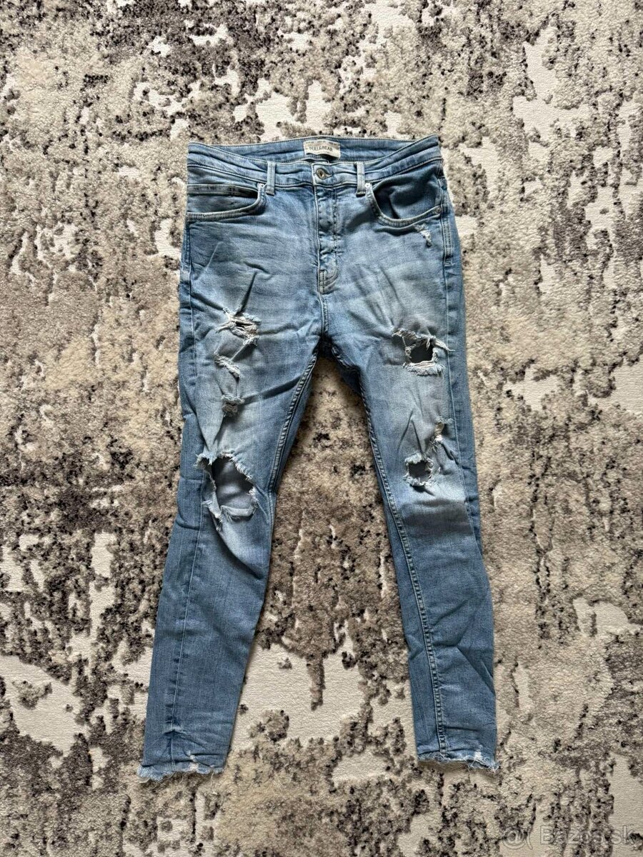 Pull and Bear Pánske Rifle ✅