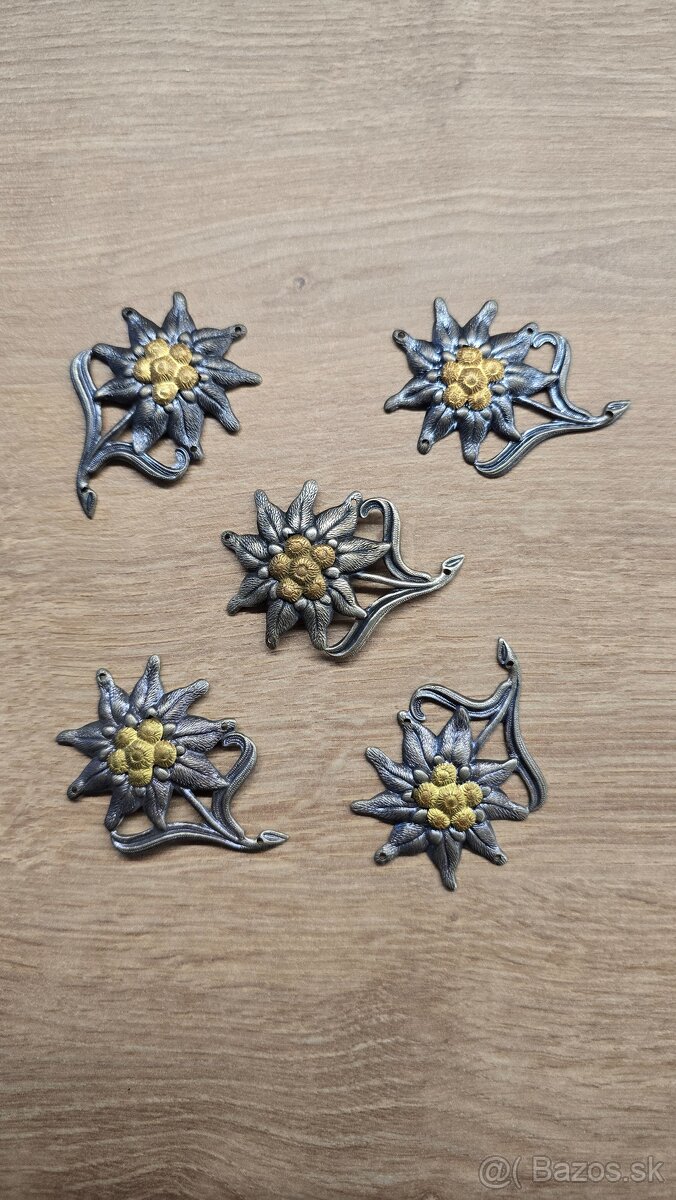 Edelweiss - odznak na čiapku