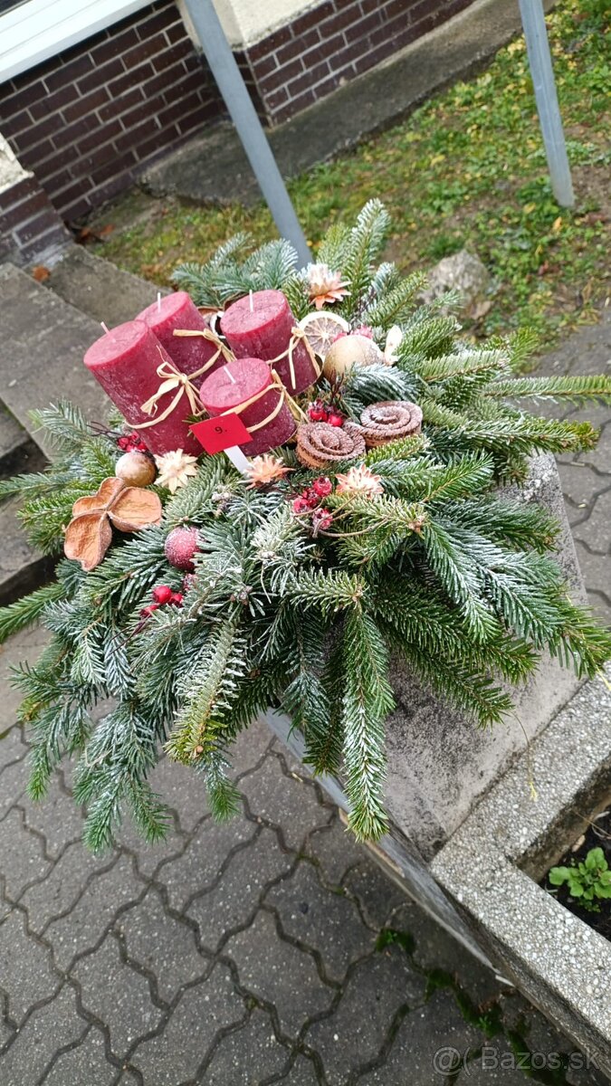 Živý po predný veniec veľkého rozmeru