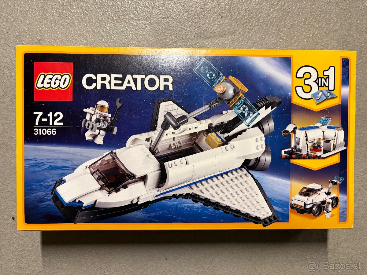 Predam LEGO Creator 31066 - Vesmírny prieskumný reketoplán.