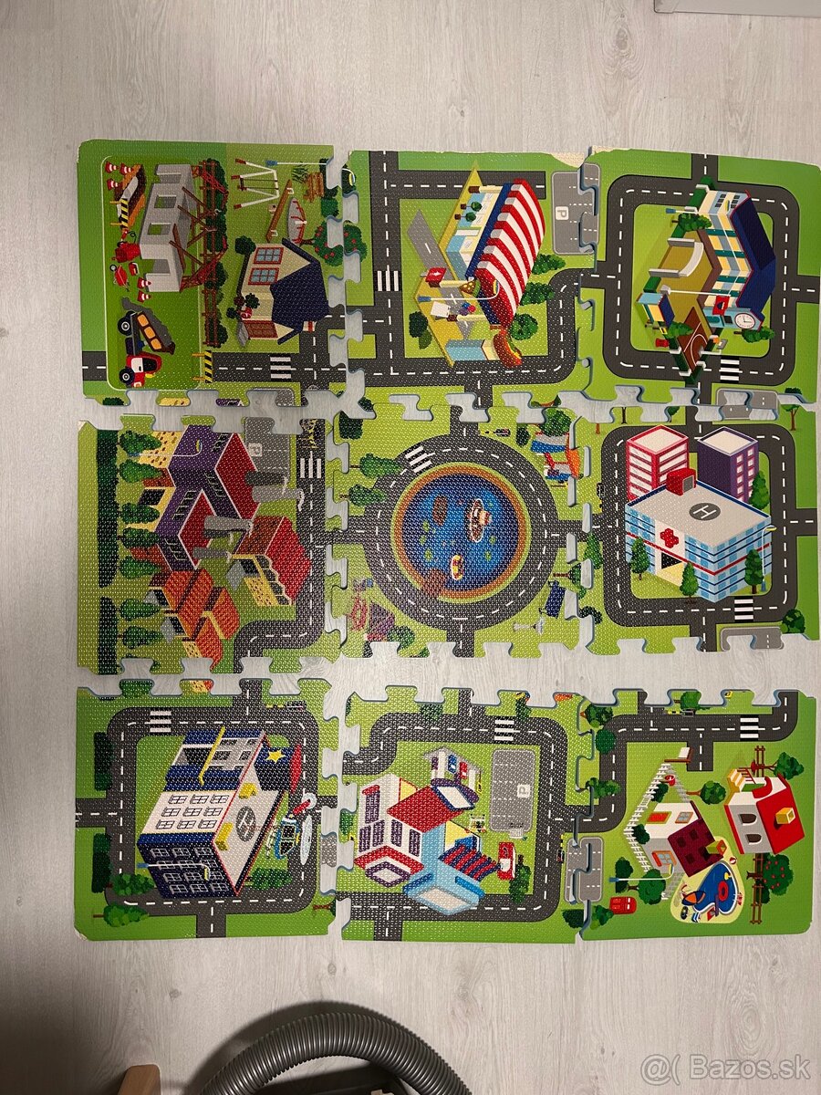 penova skladačka -skladačka pre deti na zem