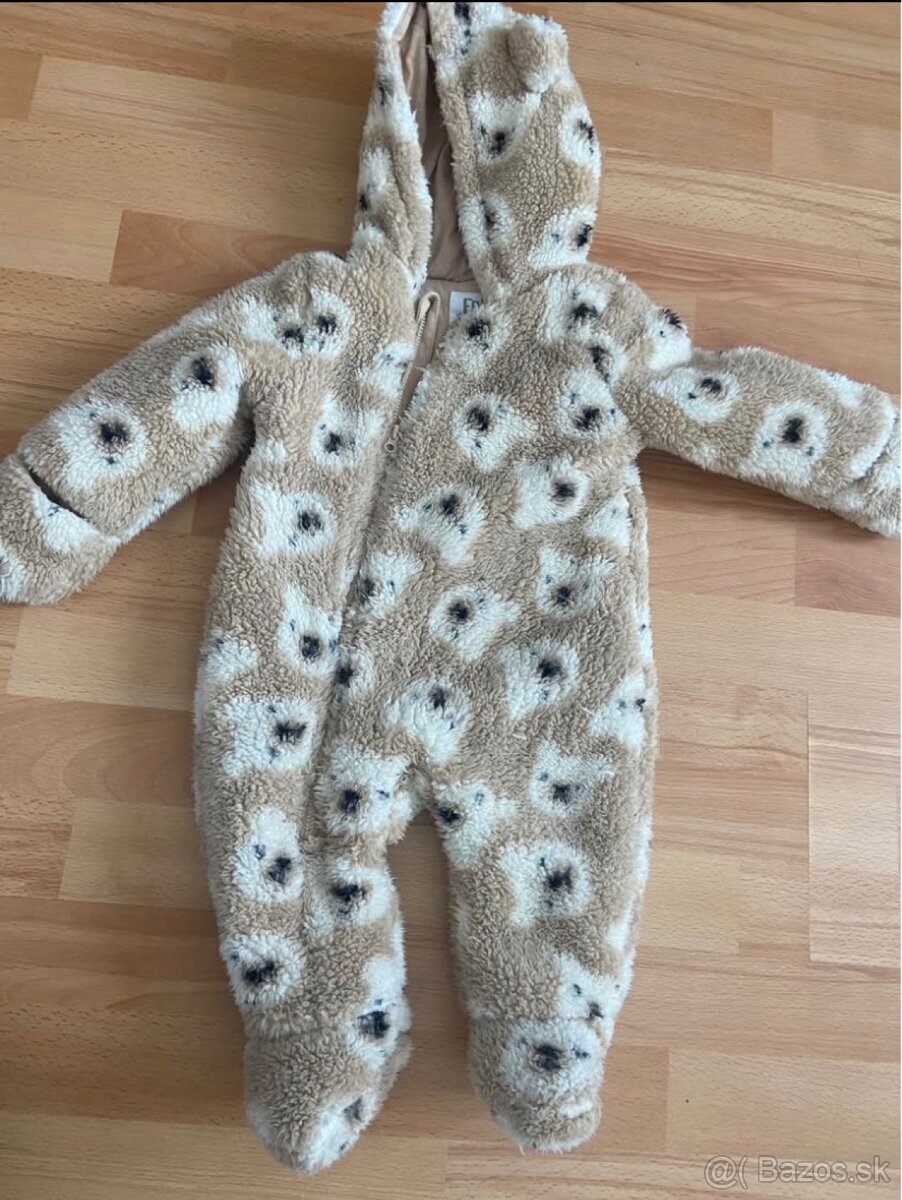 Predám plyšový overal 6-9m