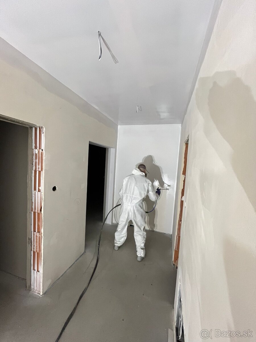 Airless/Valček maľovanie interiérov