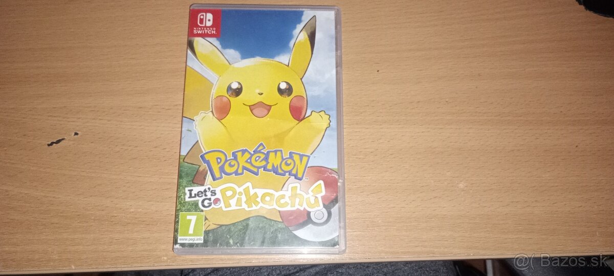 Predám hru Pokémon Let´s Go Pikachu
