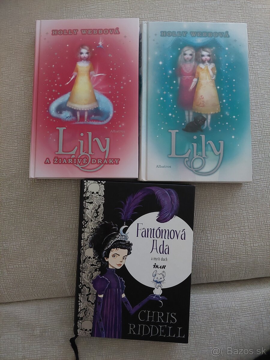 2x kniha Lily + Fantomova a Ada