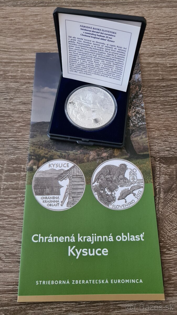 20€ Chránená krajinná oblasť Kysuce - proof