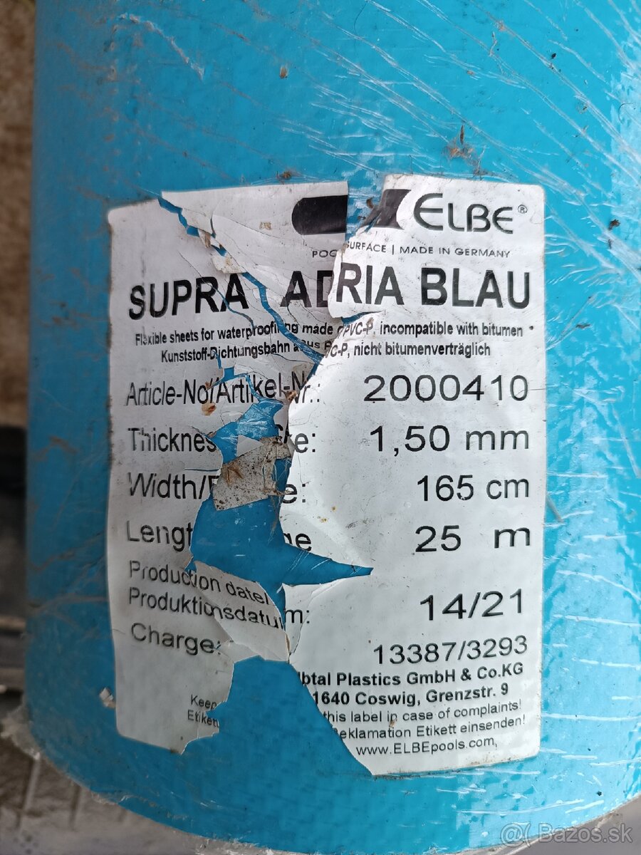 Bazénová fólia