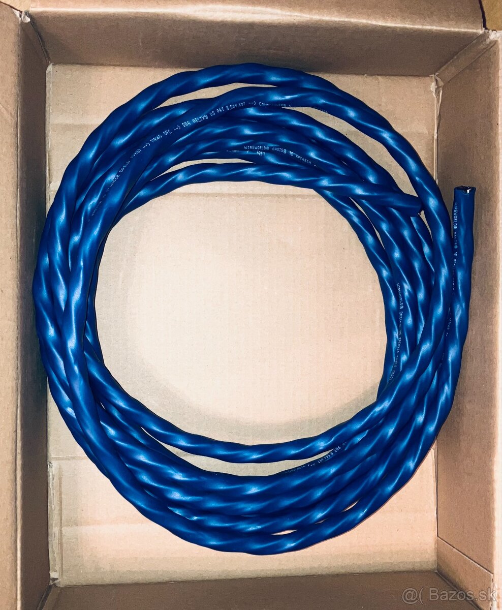 Reproduktorový kábel Wireworld Oasis 10, 8 metrov