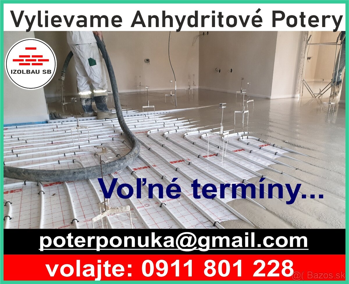 Anhydritové potery - Voľné terminy.2