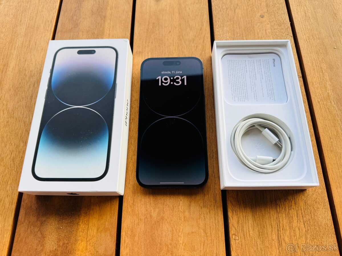 Predám Apple iPhone 14 Pro 128gb Space Black - TOP stav